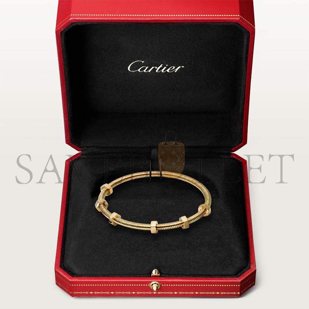 CARTIER ECROU YELLOW GOLD DE CARTIER BRACELET B6063817